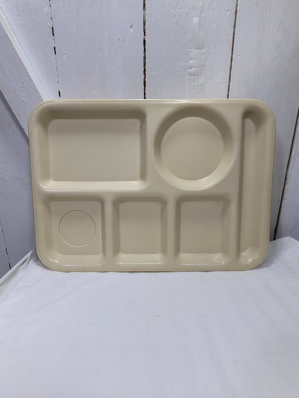 3 SiLite 614 School Cafeteria 6 Compartment Lunch Tray Melamine Divided Lot 3